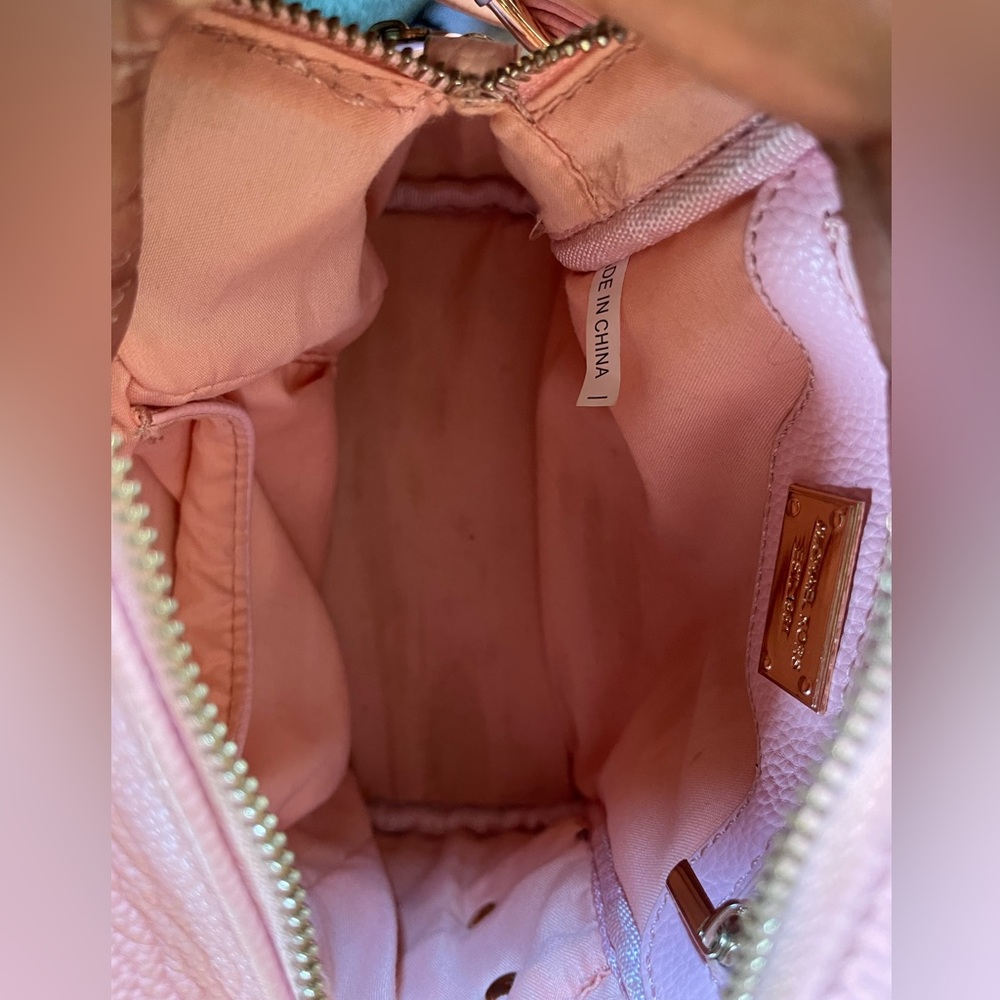 Micheal Kors Pink Leather Mini Backpack. - Picture 4 of 9